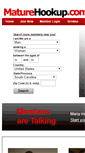Mobile Screenshot of maturehookup.com